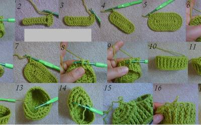 Tig Isi Anlatimli Bebek Patik Modelleri Resimli Orgu Modelleri