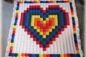 Kalpli motifli battaniye modeli