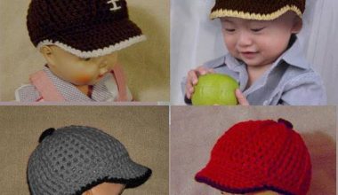 Kasketli bebek şapka modelleri