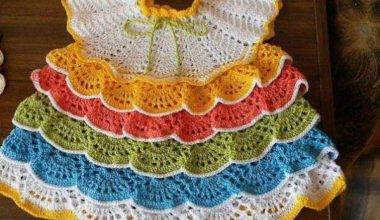 Tığ işi kız çocuk elbisesi