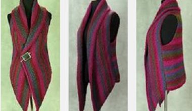 Şık örgü bayan yeleği