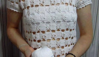 Yazlık örgü bayan bluz