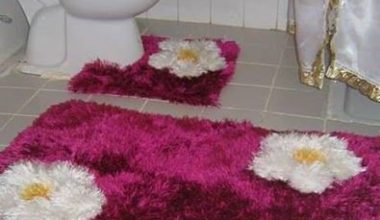 Çiçekli banyo klozet takımları