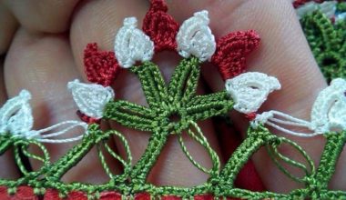 Şık örgü oya modeli