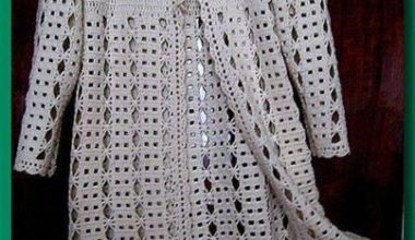 Tığ işi örgü bayan tunik