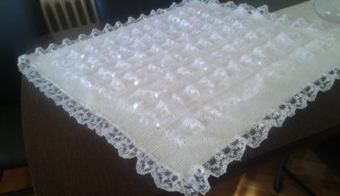 Dantelli örgü bebek battaniye örneği