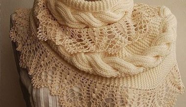 Bayanlar için örgü şal