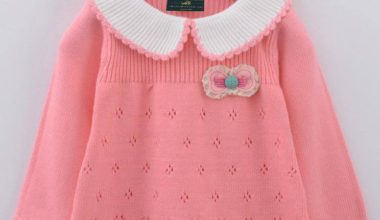 Pembe beyaz kız çocuk kazak