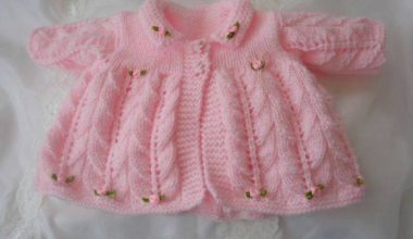 Pembe kız çocuk ajurlu hırka