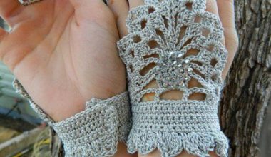 Örgü eldiven modeli