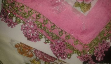 Boncuklu oya kenarı modeli