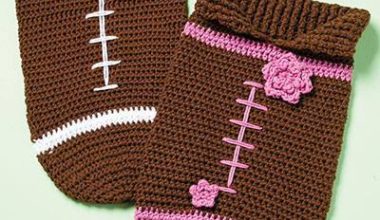 Kahverengi örgü bayan  eldiven