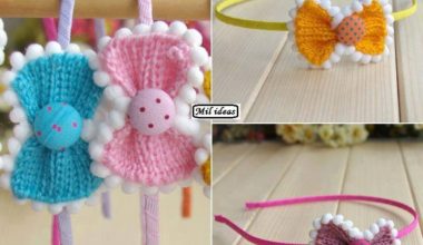 Kız çocukları için örgü taç