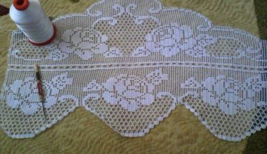 Güllü kenar danteli