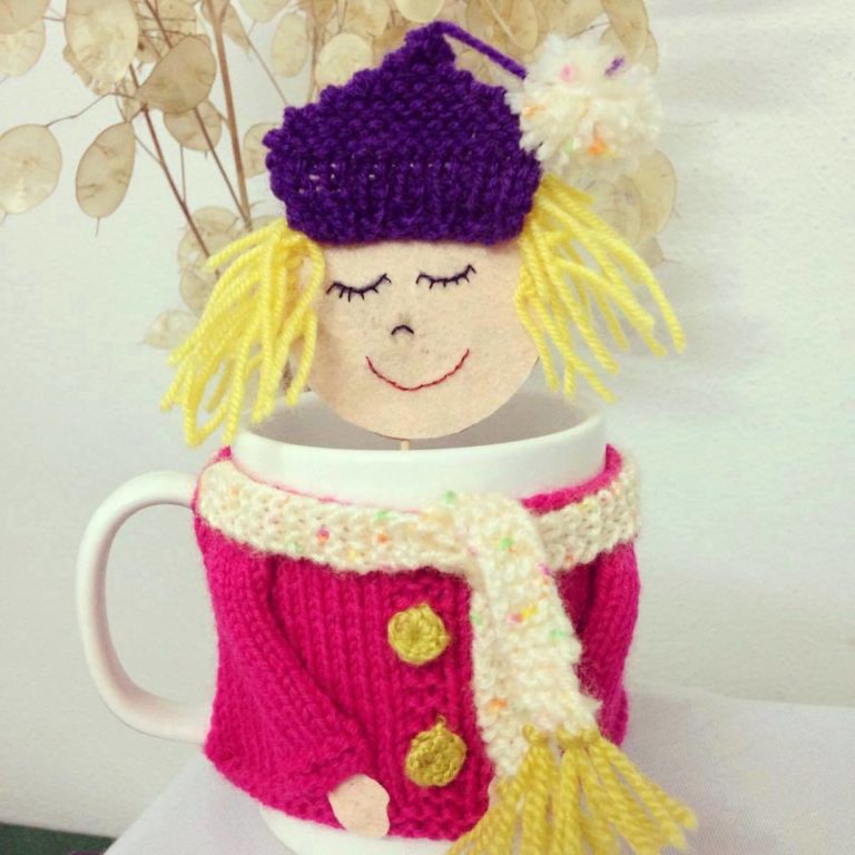 Kupa bardaklarınız için şık örgüler