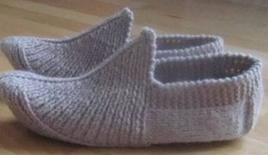 Şık farklı örgü bayan patik