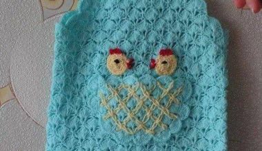 Mavi örgü çocuk tulum modeli