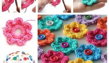 Örgü ile tasarlanmış avize