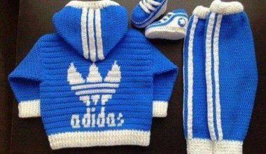 Çocuklar için örgü adidas takım
