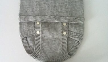 Gri örgü tulum modeli