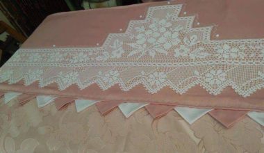 Dantel örgü pike modeli