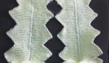 Beyaz şık örgü bayan atkı