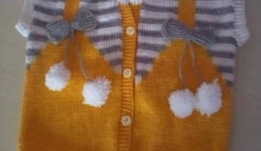 Çocuklar için örgü yelek modelleri