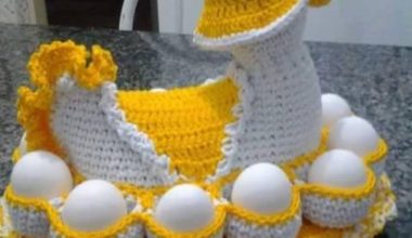 Örgüden yumurtalık yapımı