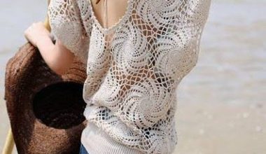 Yazlık örgü bayan bluz