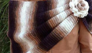 Haroşa örgü bayan şal