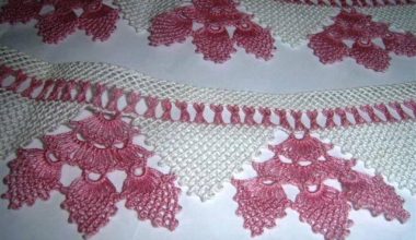 İğne oyası havlu kenarı