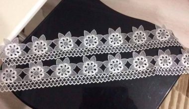 İğne oyası havlu kenarı