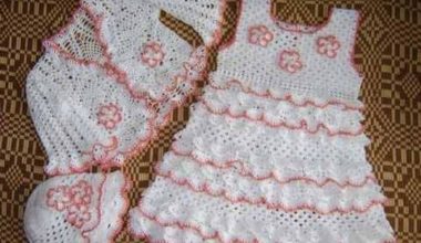 Yazlık örgü kız çocuk elbise