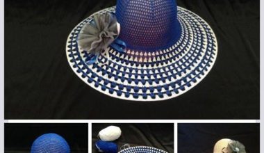 Yazlık örgü bayan şapka