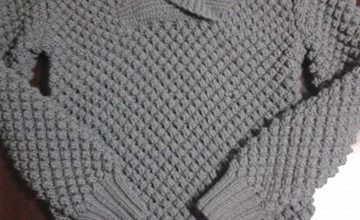 Nohut işi örgü kazak