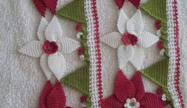 Çiçekli kenar danteli