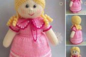 El örgüsü oyuncak bebek modeli