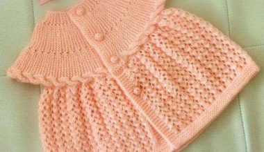 Kız çocukları için örgü yelek