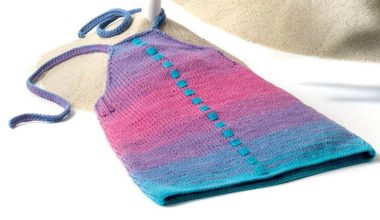 Kız çocukları için örgü elbise