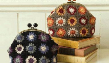 Örgü küçük el çantası