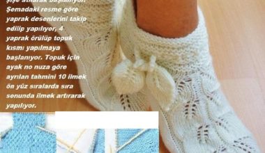 Bayanlar için kışlık örgü bayan patik