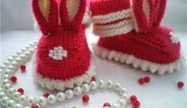 Tavşanlı örgü patik