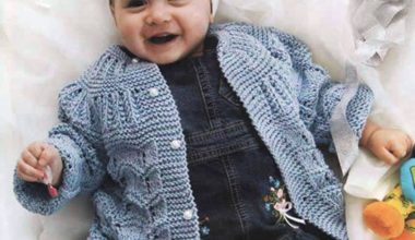 Mavi örgü çocuk hırka modeli Mavi örgü çocuk hırka modeli