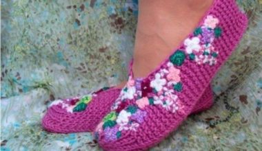 Bayanlar için örgü patik modeli