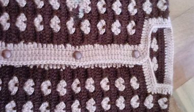 Kalp örgü çocuk yelek