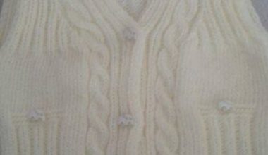 Krem rengi örgü süveter