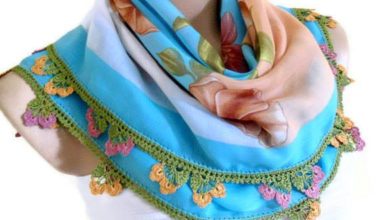 Çiçekli oya modeli