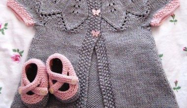 Pembe gri örgü bayan yelek modeli