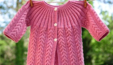 Kız çocukları için örgü çocuk hırka