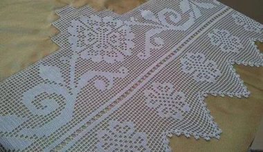 Göbekli kenar danteli örneği